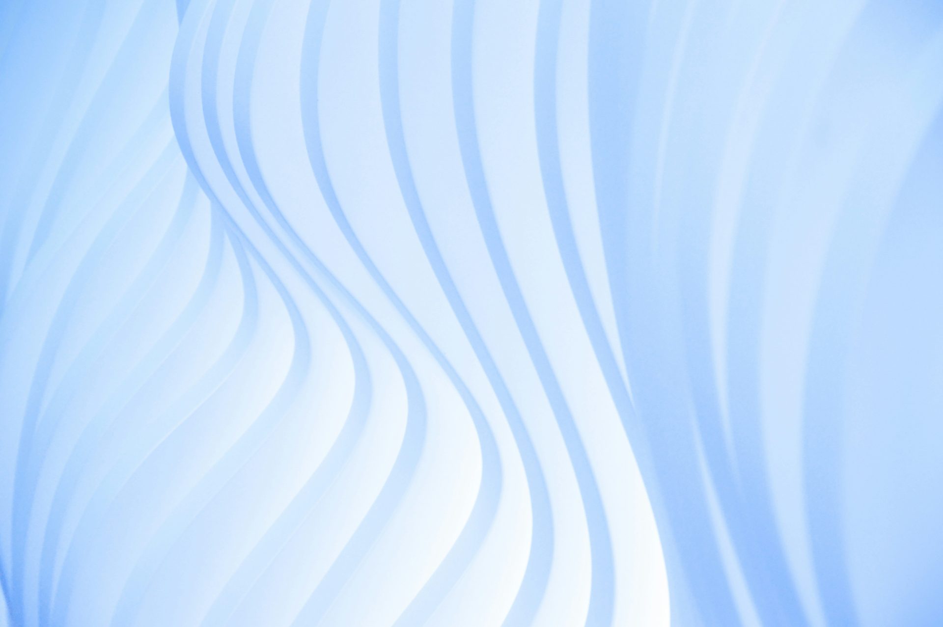 Abstract blue and white wavy pattern
